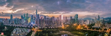 暮色楼景