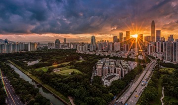 夕阳醉了