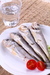 黄鱼 黄花鱼 鱼类 饮食 韩式 日式 烧烤 食材 肉类 生肉 新鲜  鲜美
