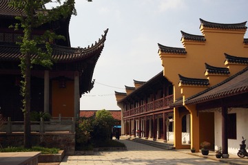 宁波 寺庙 净宗 禅寺 古典 建筑 宗教 佛教 庙宇 造型