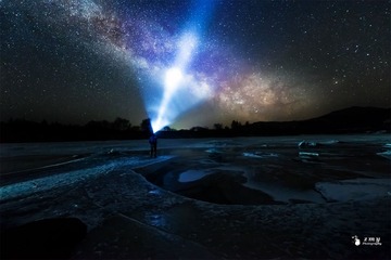 夜观星河