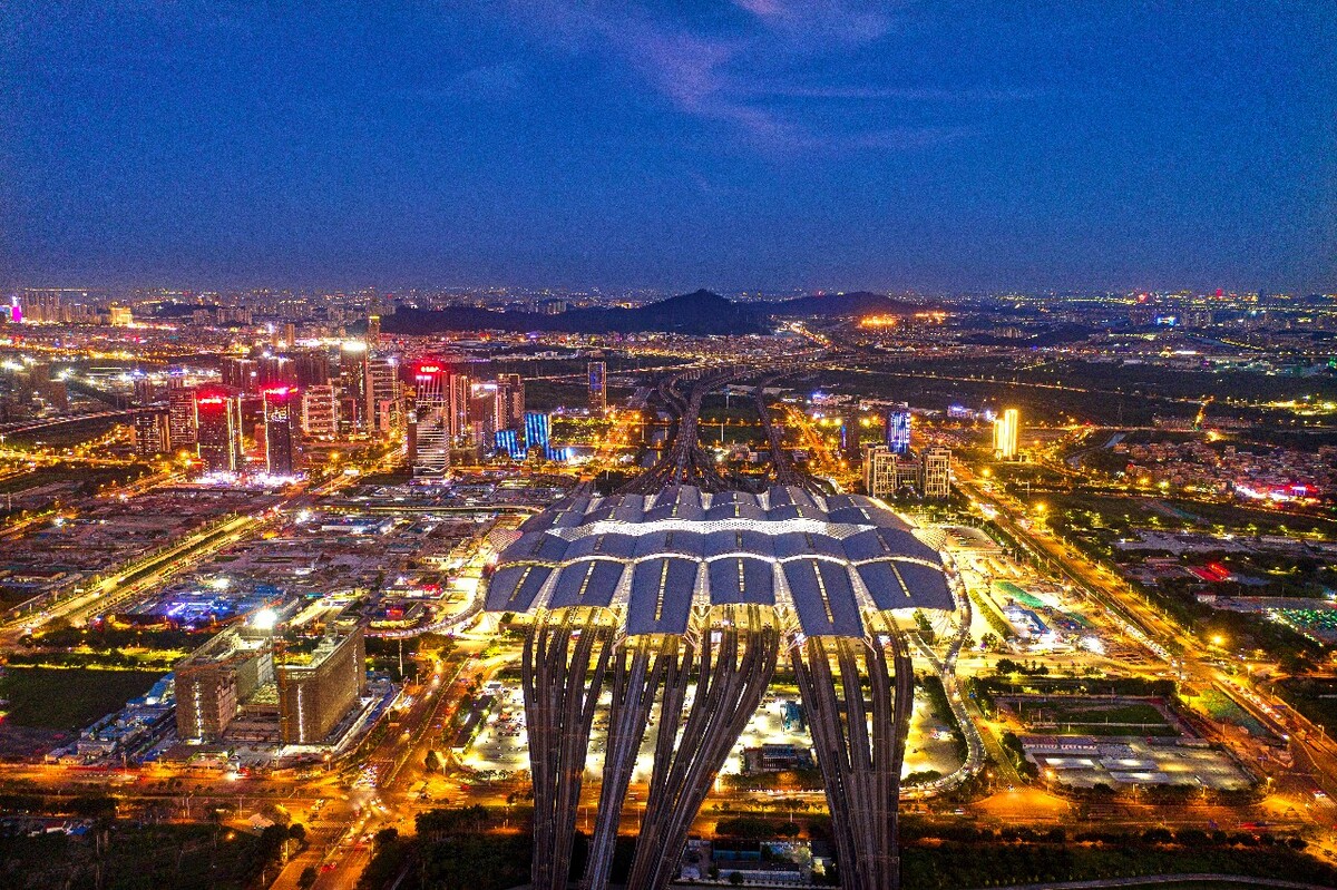 广州南站夜景图片图片