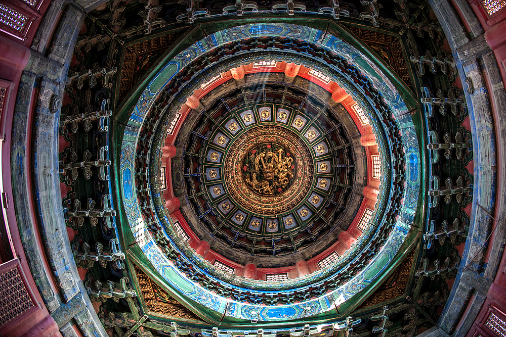 故宫千秋亭藻井