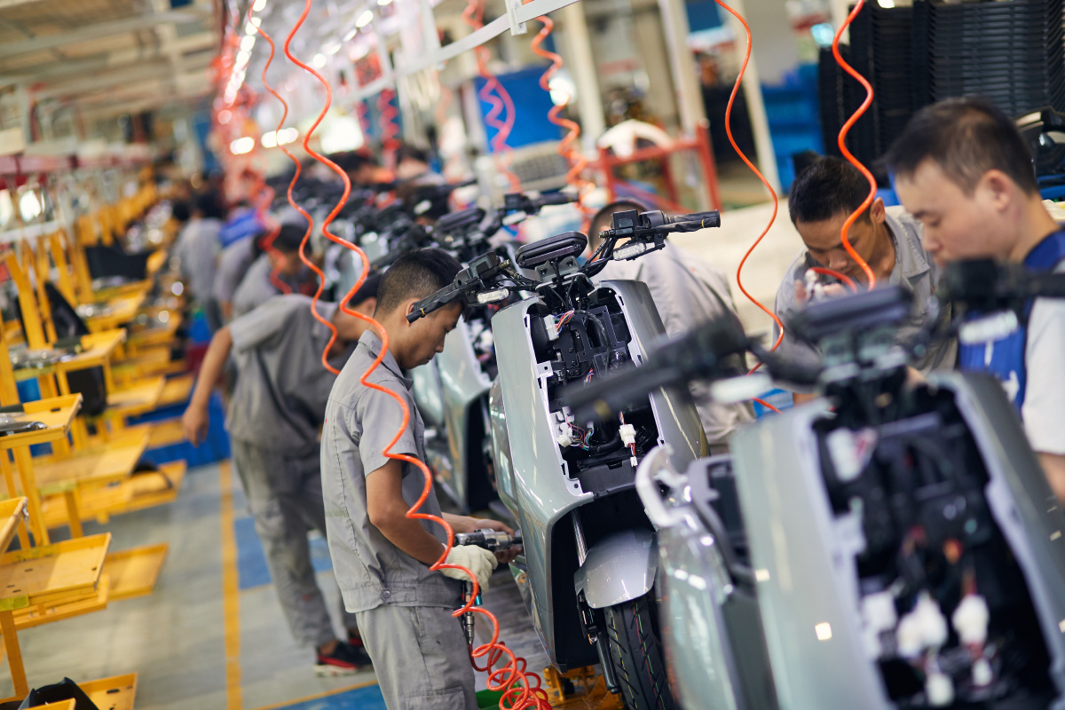 小牛电动车 工厂摄影