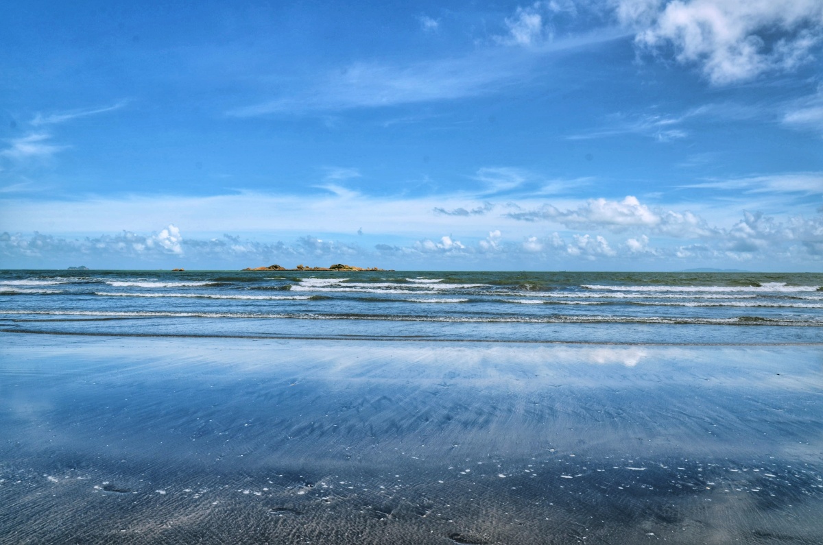江门台山黑沙湾海浴场