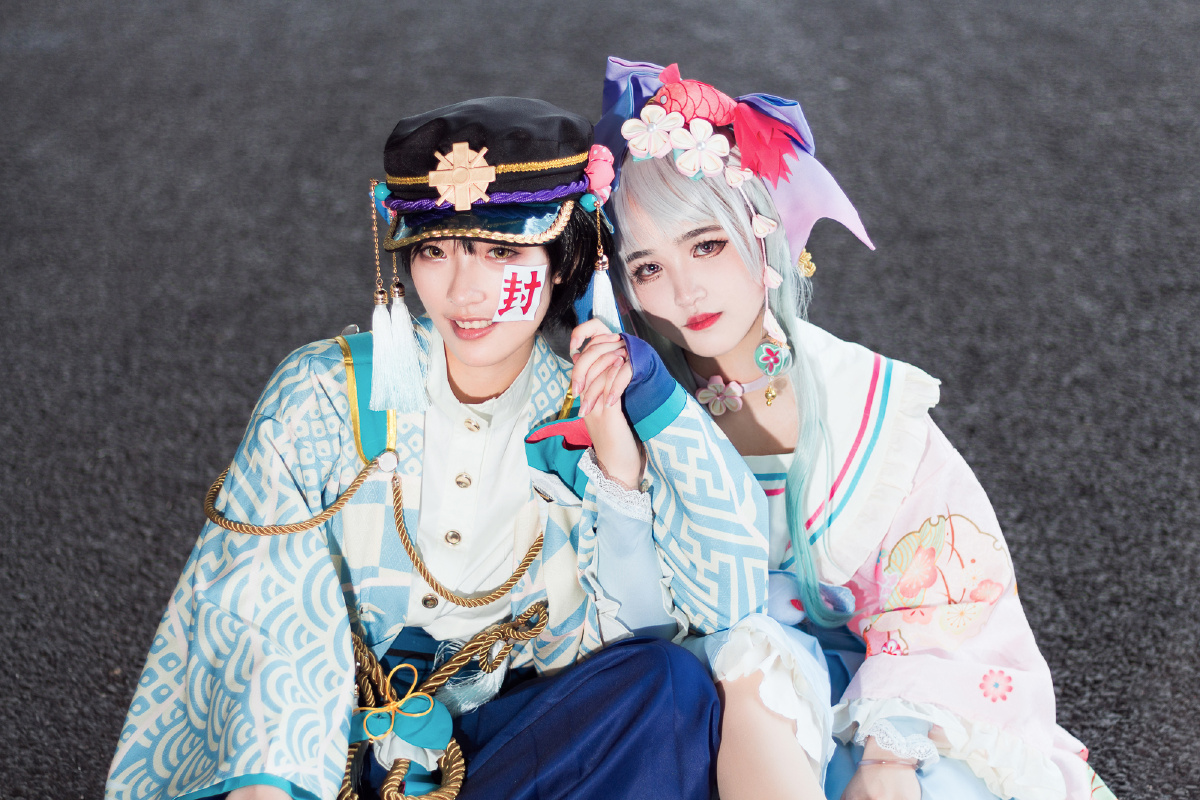 上海cp28cosplay场照花子君和宁宁地缚少年花子君出镜瑾儿花子君慧慧