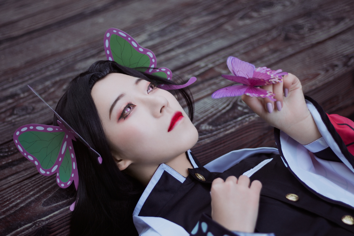 cosplay正片 《鬼灭之刃》-蝴蝶香奈惠 出镜coser:玥蝶(微博:纳兰翊cn