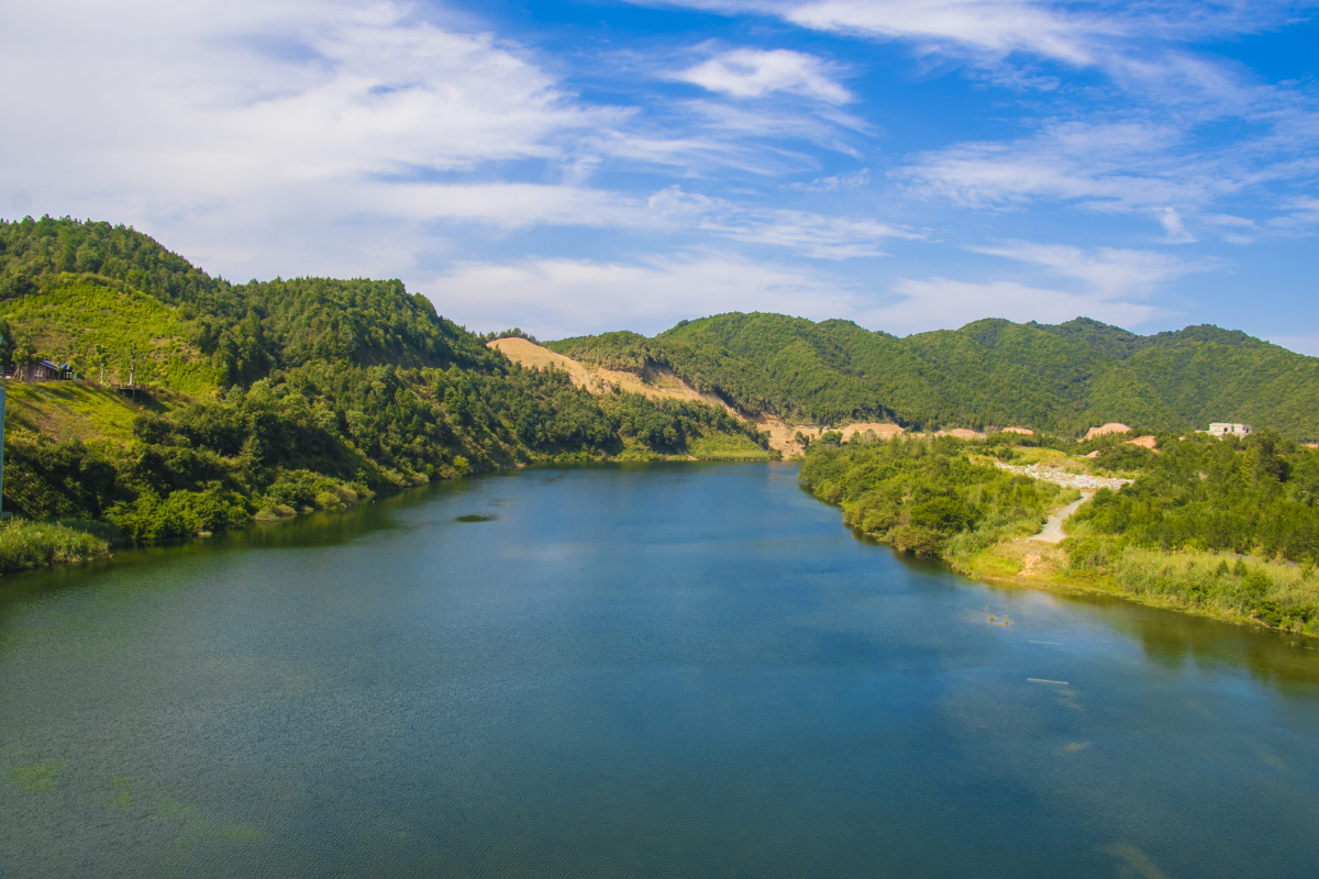 景德镇市浮梁县浯溪口大坝风景