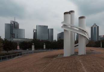 Gloomy city
