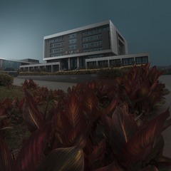 Gloomy library