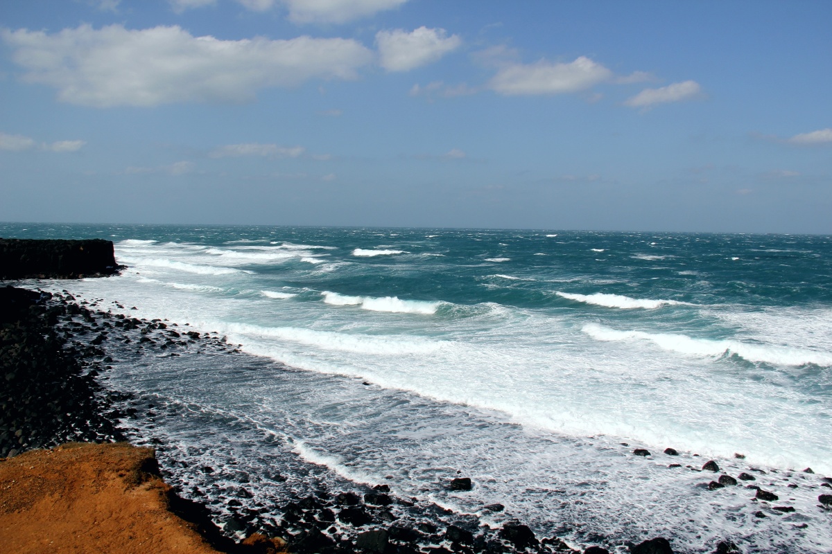 马公岛白浪滔天