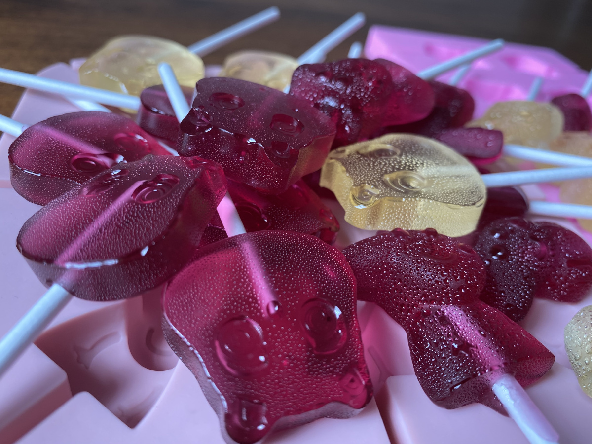 葡萄柠檬棒棒糖