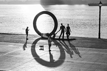 20190909-汉口江滩-6-BW