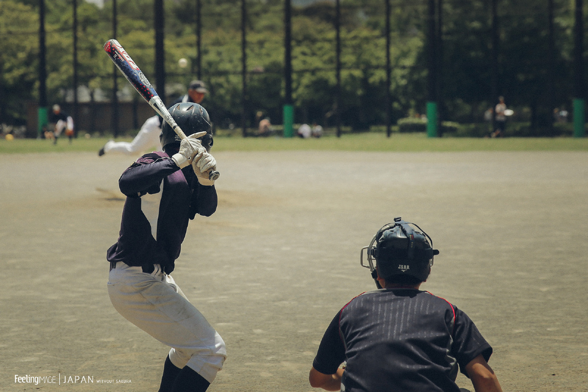棒球是日本的国民运动,孩子们从小就非常喜欢.