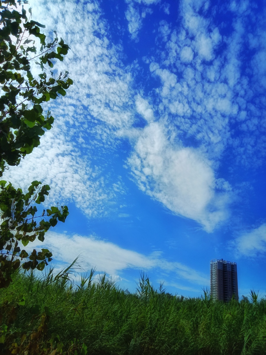 美丽的天空美景让你心情放松很多