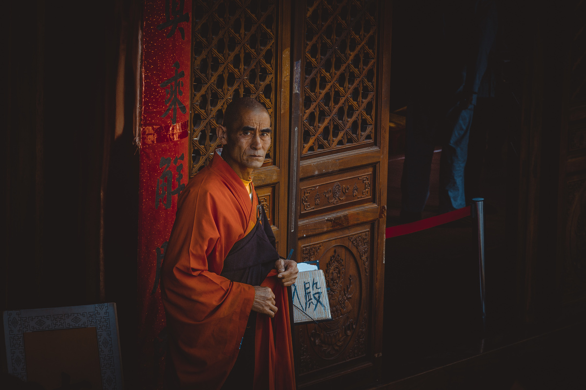 八大处佛寺老僧