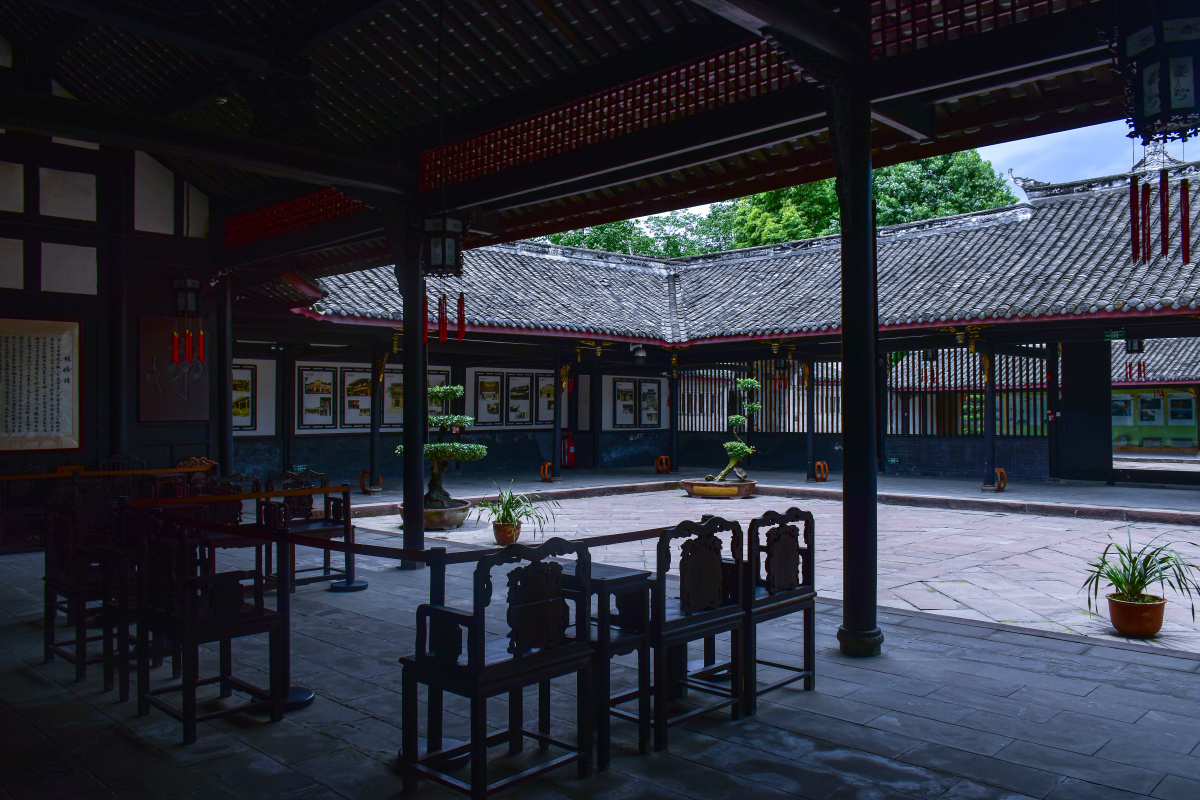 陈家桅杆拍摄于成都温江区寿安镇的陈家大院