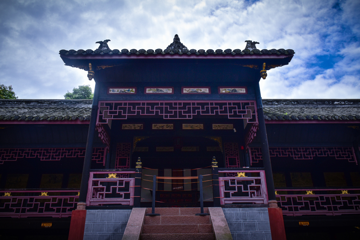 陈家桅杆拍摄于成都温江区寿安镇的陈家大院