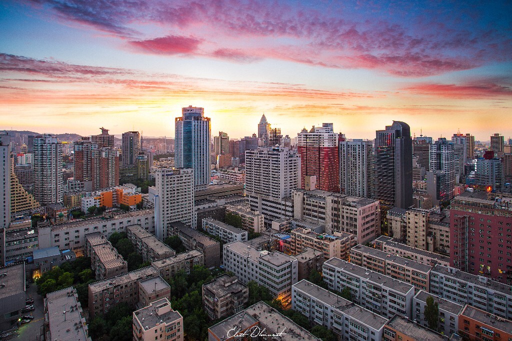 乌鲁木齐的黄昏