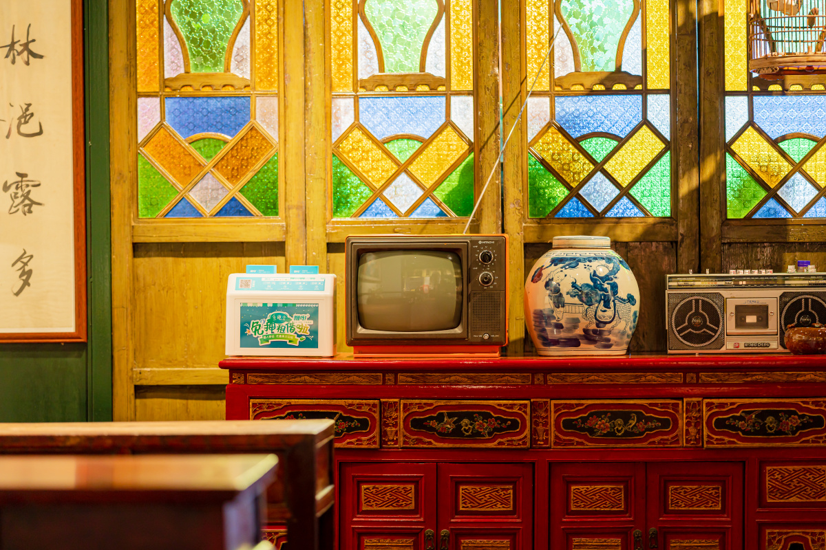 泉州碗遇米粉店充满复古味道的门店装修闽南风格餐饮店