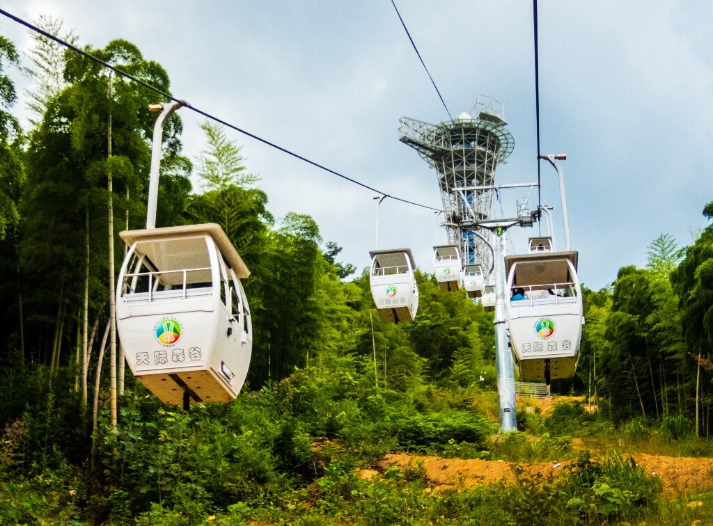 风光 自然 莫干山风光 缆车 旅行 摄影