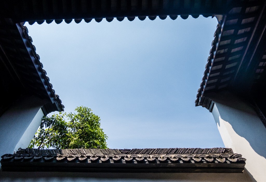建筑 天空 蓝天白云 自然 屋檐 房檐 旅行 摄影