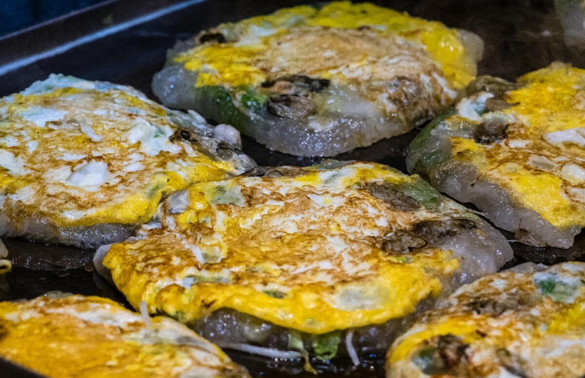 煎仔蚵  煎饼 饼 美食 食物  图片 摄影  鸡蛋饼