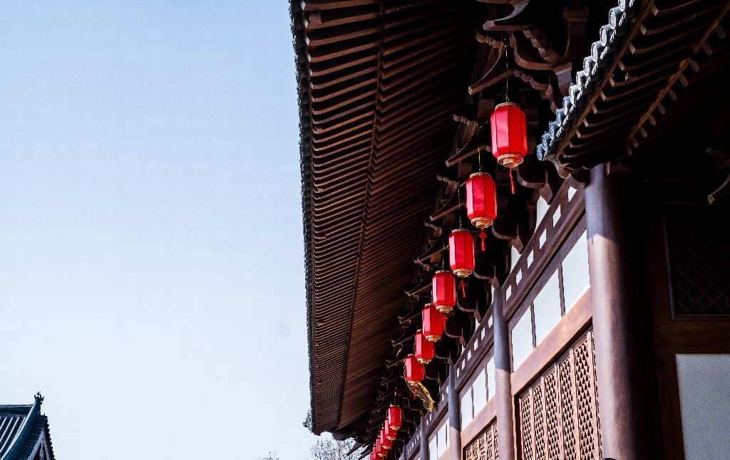 灯笼 建筑 摄影 旅行 德售宫 城市建筑 建筑物 重华宫 灯笼