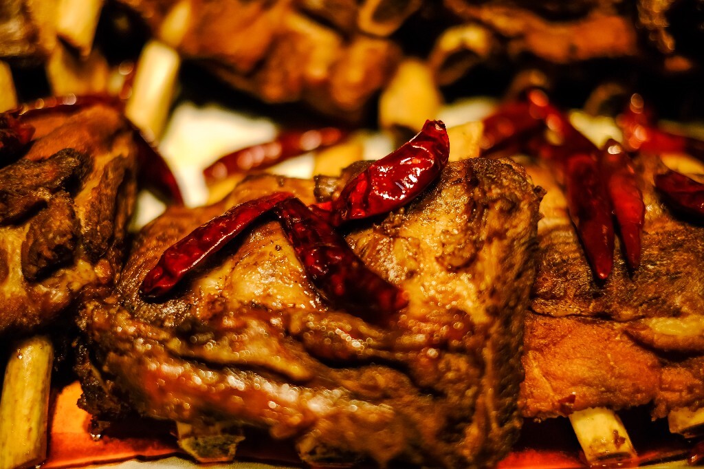 食物 美食 摄影 排骨 烤肉 羊排 牛排 街道 街拍
