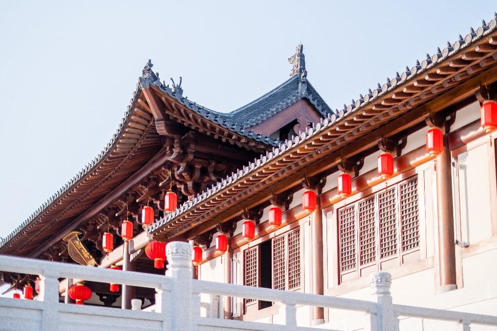 灯笼 建筑 摄影 旅行 德售宫 城市建筑 建筑物 重华宫