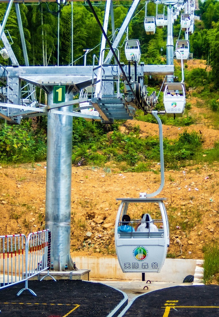 风光 自然 莫干山风光 缆车 旅行 摄影