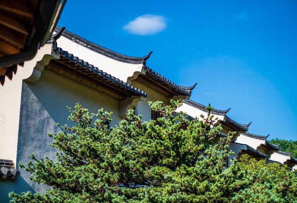 建筑 风光 自然 建筑物 摄影 屋檐 屋脊 民宿 旅行 蓝天