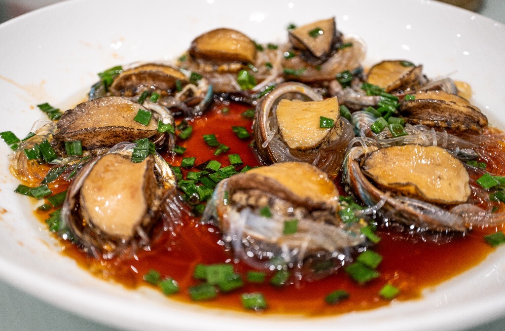 鲍鱼 食物 美食 鲍鱼粉丝 炒菜  小吃