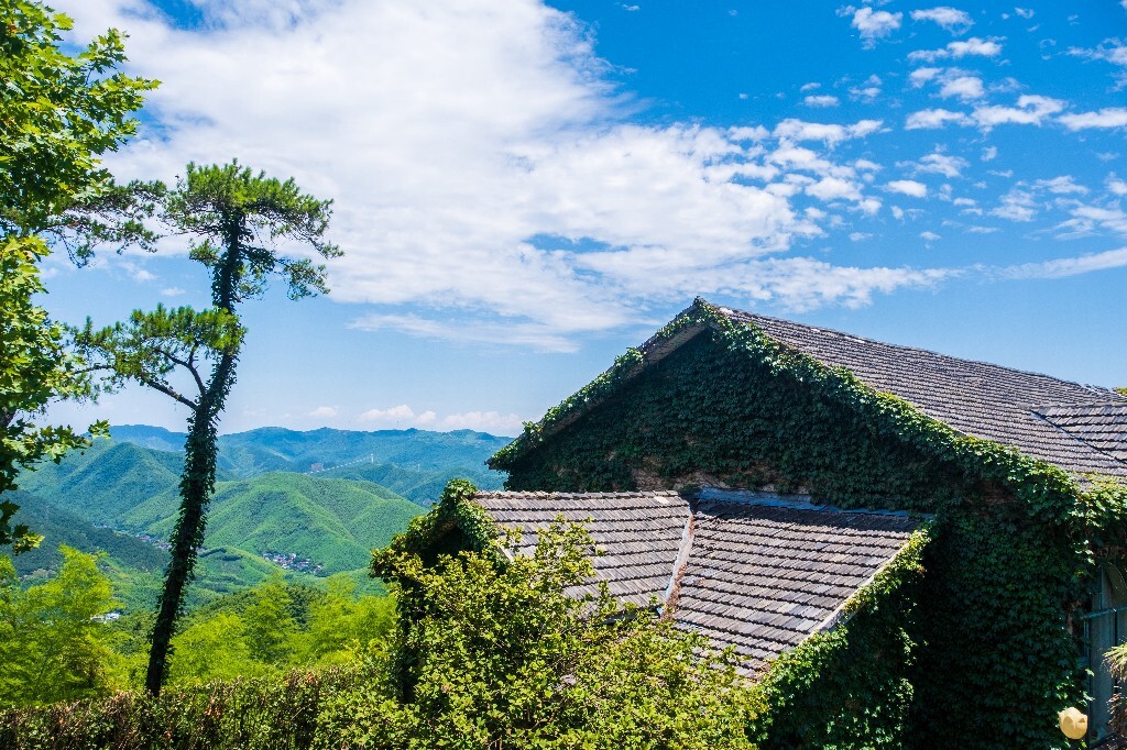 建筑 风光 自然 房屋 民国建筑 老建筑 古建筑 旅行 摄影 蓝天白云 莫干山风光