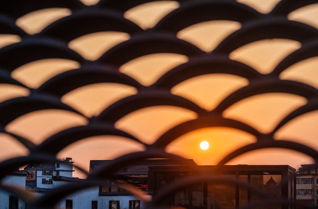 夕阳 阳光 风光 建筑 结构 造型 园林 艺术 旅行 日出日落