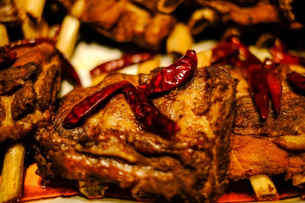 食物 美食 摄影 排骨 烤肉 羊排 牛排 街道 街拍