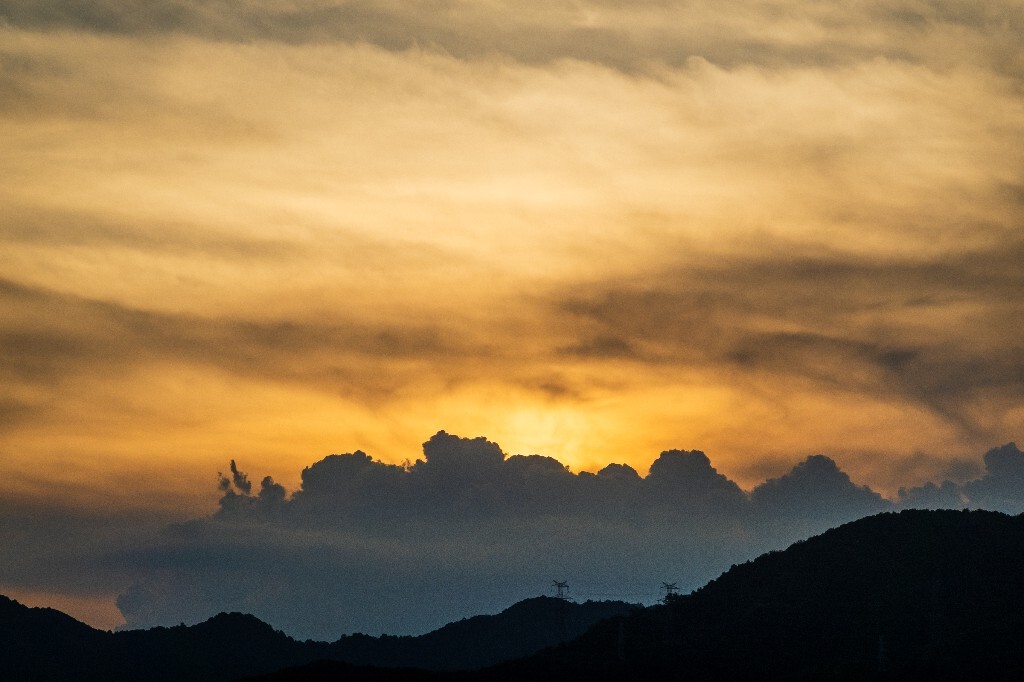 夕阳 日落 钱塘江夕阳 自然 风光 摄影 江边夕阳 天空 云彩