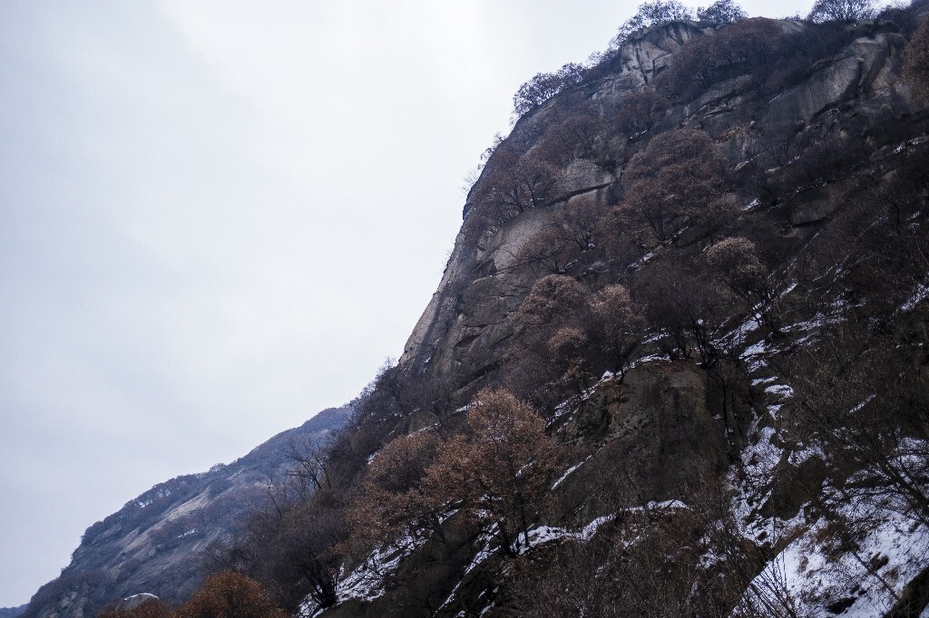 雪景 风光 自然 华山风光  山峰 山脉 华山雪景 自然  自然风光
