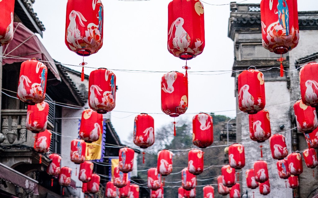 灯笼 兔年 摄影 氛围 春节 年味 旅行