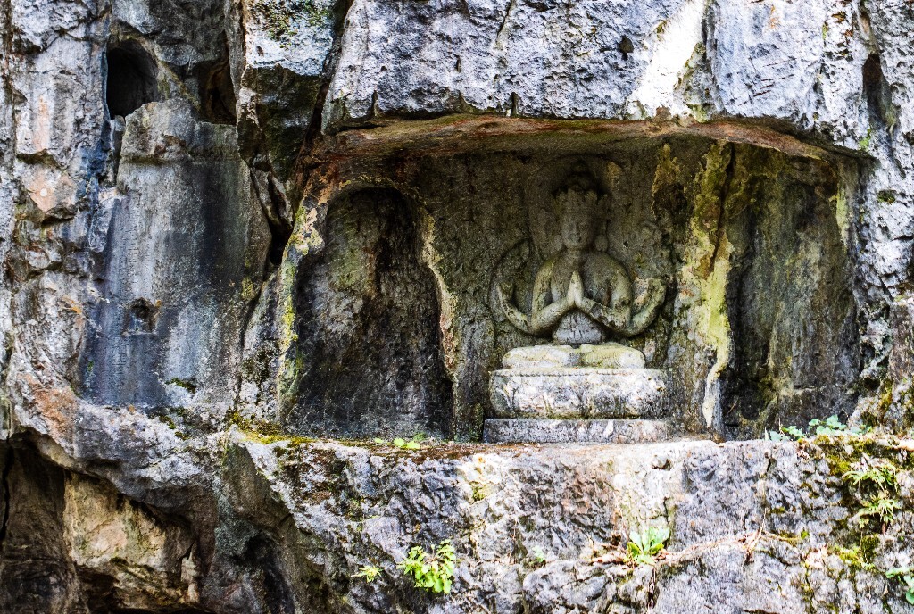 飞来峰 灵隐寺 佛教 建筑 石刻  旅行 摄影 佛像 弥勒佛  佛陀