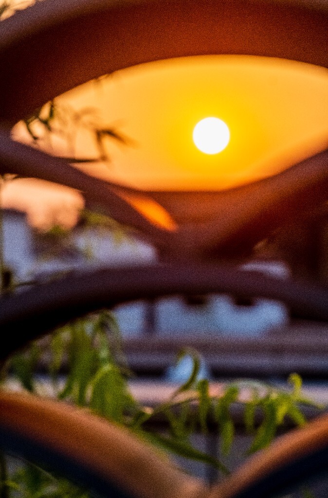 夕阳 建筑物 自然 风光 阳光 日出日落 结构之美 色彩 旅行 结构