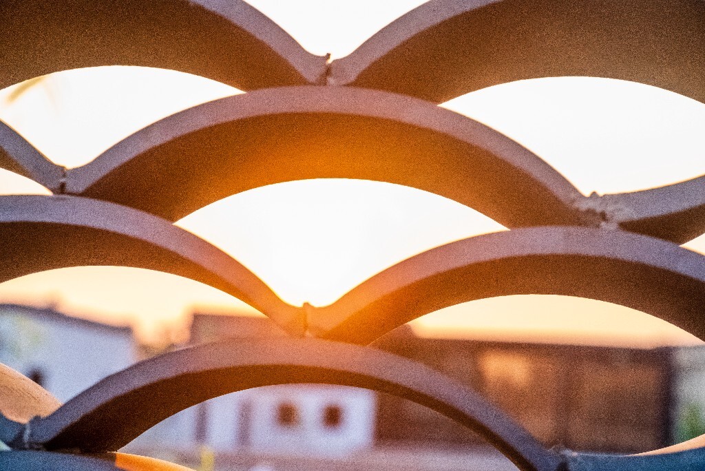 夕阳 建筑物 自然 风光 阳光 日出日落 结构之美 色彩 旅行 结构