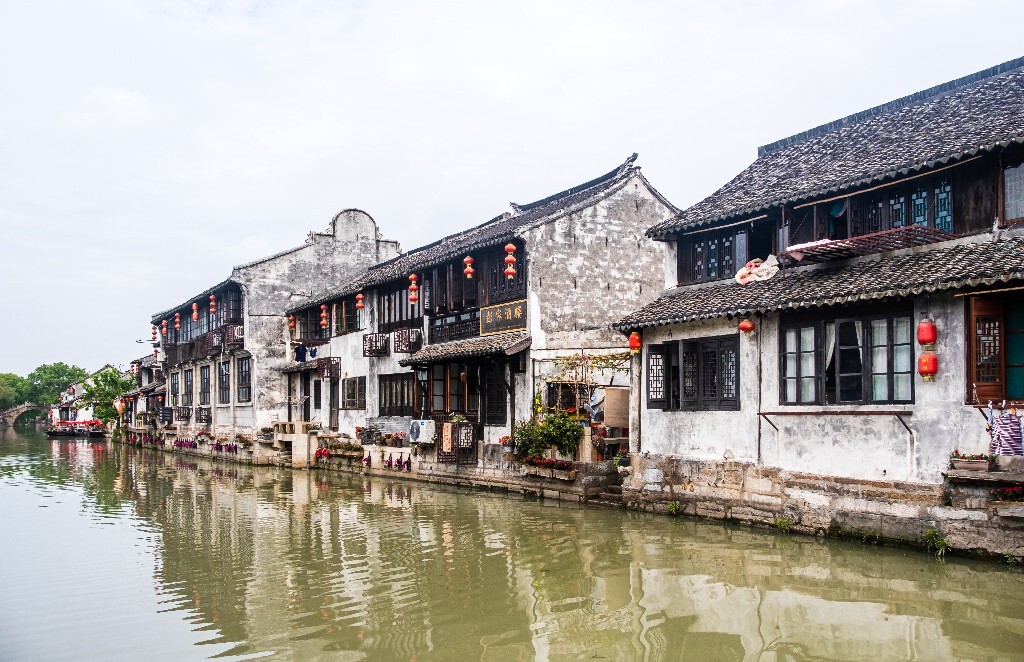建筑 水乡 灯笼 年味  江南建筑 摄影
