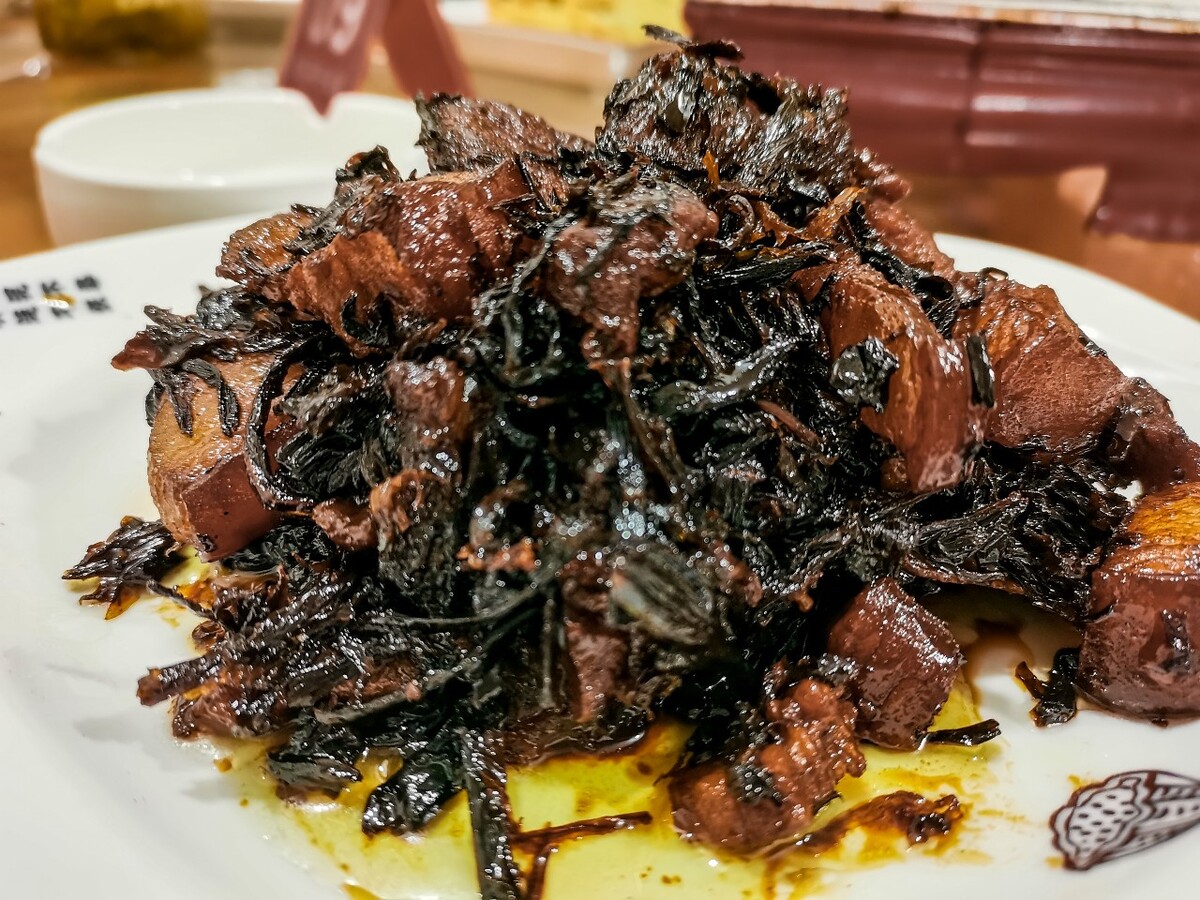 摄影 图片 素材 特写 美食 美味 中餐 红烧肉 干菜红烧肉 梅干扣肉