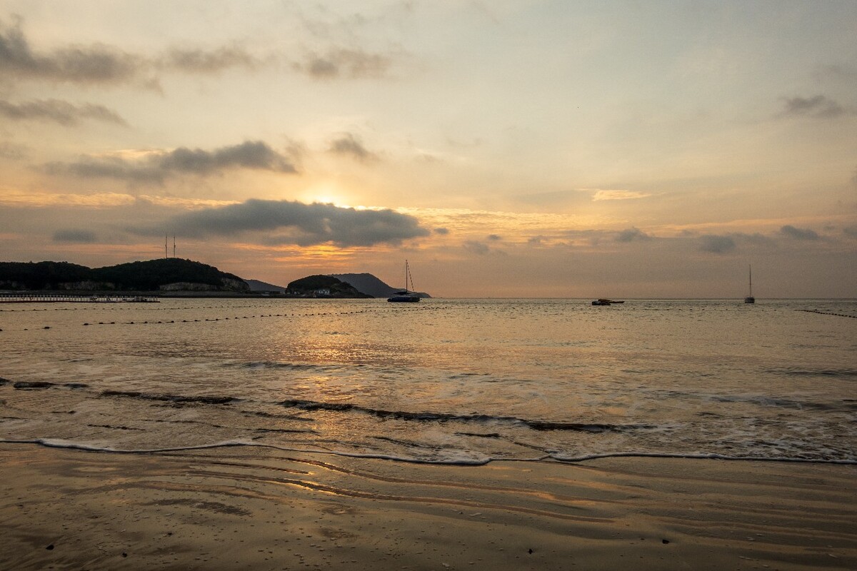 日出 海边日出 自然 风光 摄影 天空 云彩 海边 大海 海滩