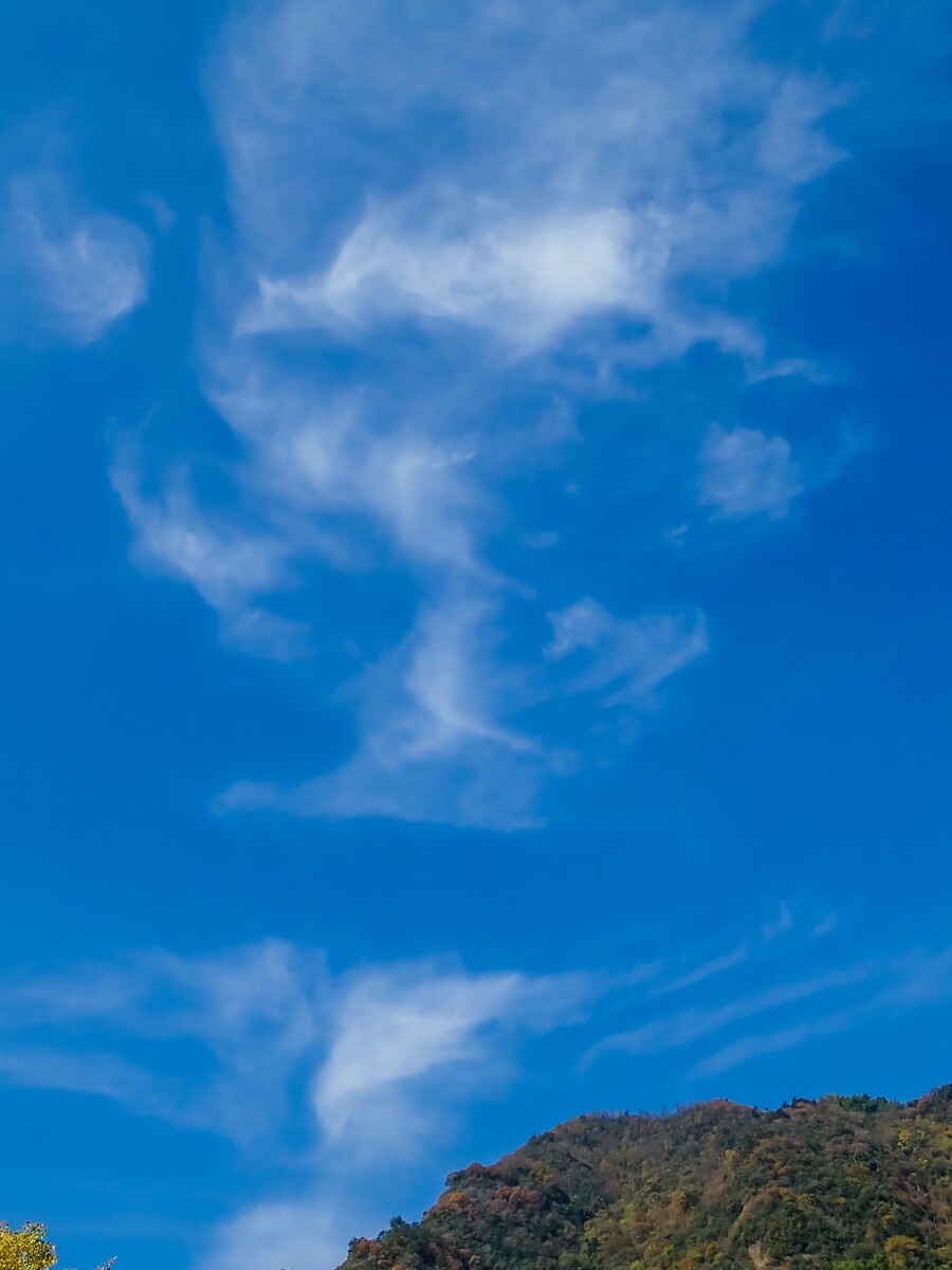 云彩 蓝天白云 天空 云雾 天空 自然 风光 摄影 山