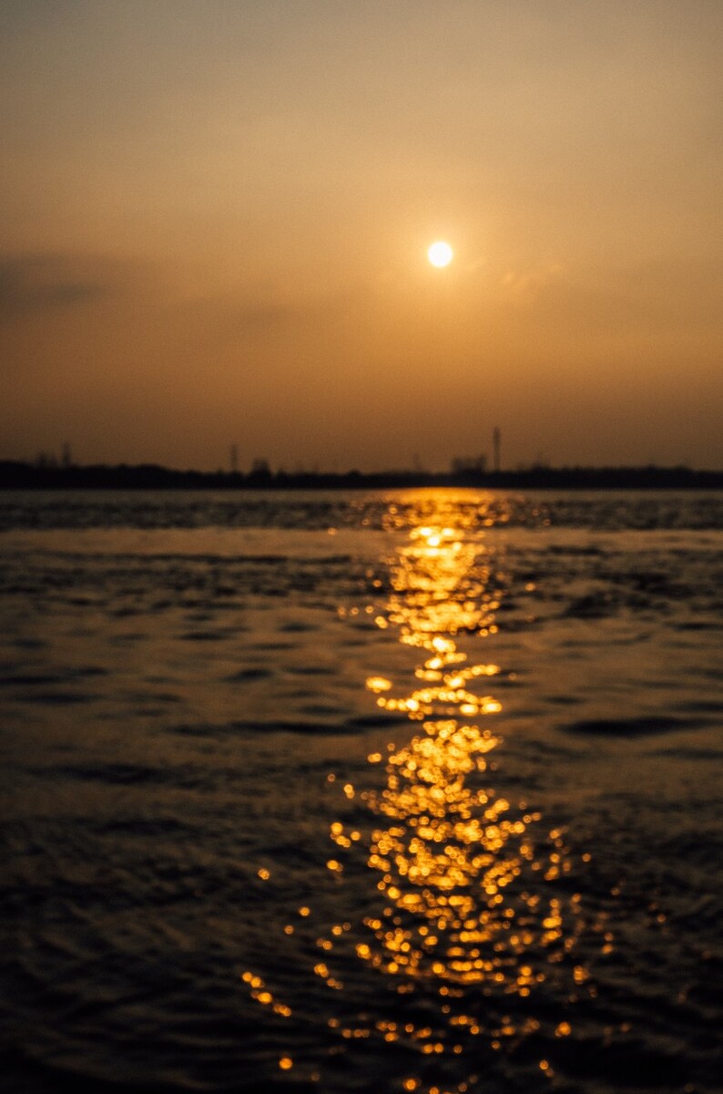 码头 风光 自然 风景 摄影 耶稣光 夕阳 晚霞 闻堰码头 钱塘江 江水 江边