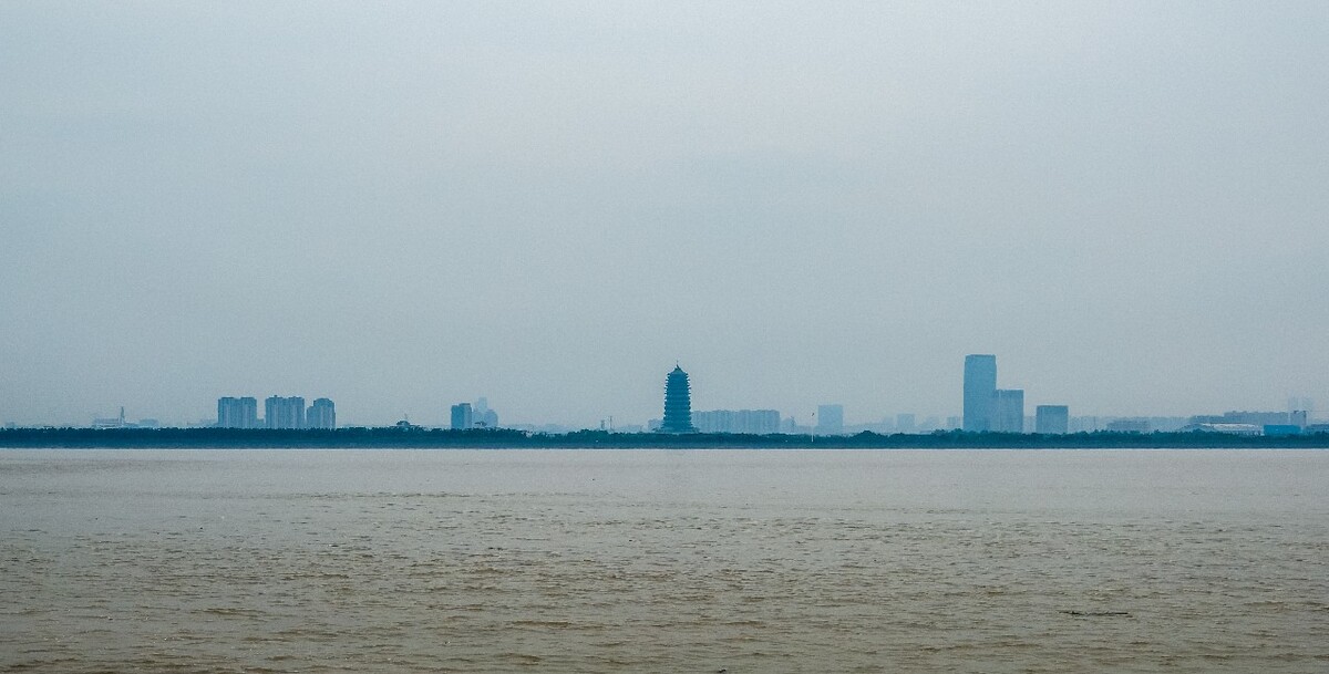 钱塘江边 江边 风景 自然 建筑 风光 江景 摄影 大自然