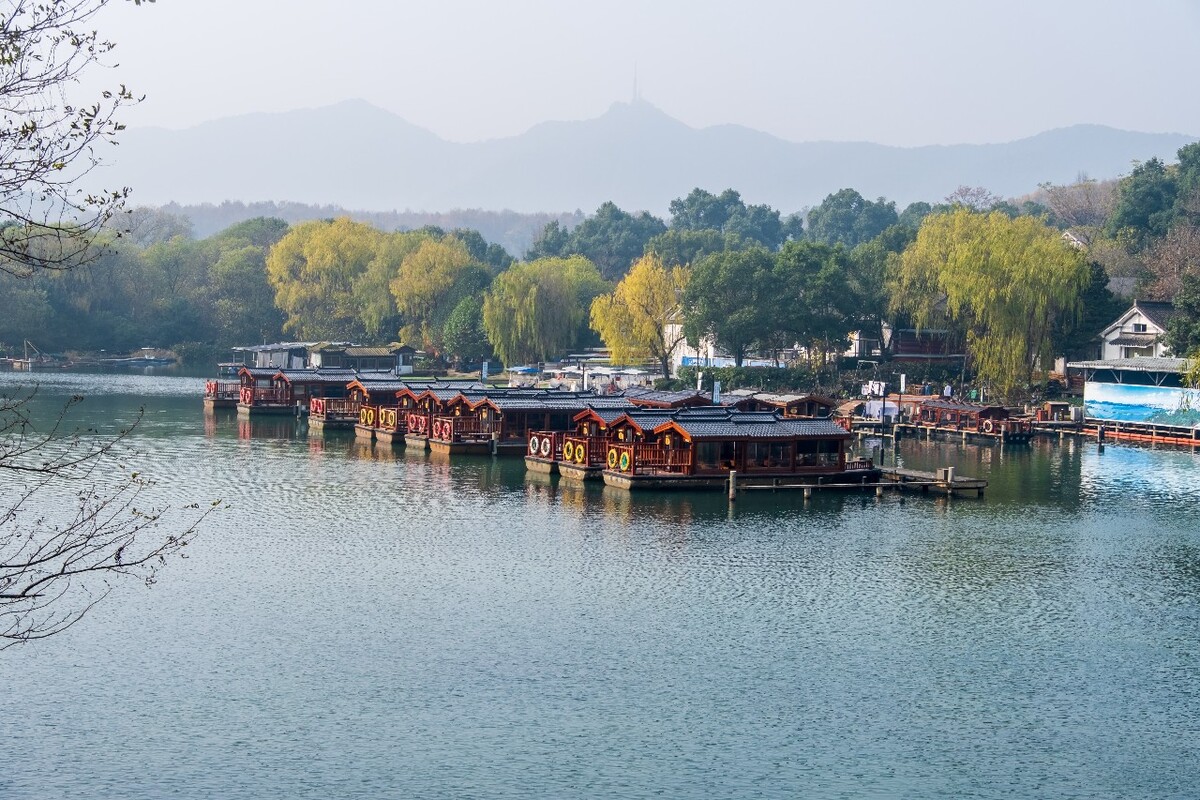 游船 码头 游船码头  自然  湖水 西湖  茅家埠  风光 风景  