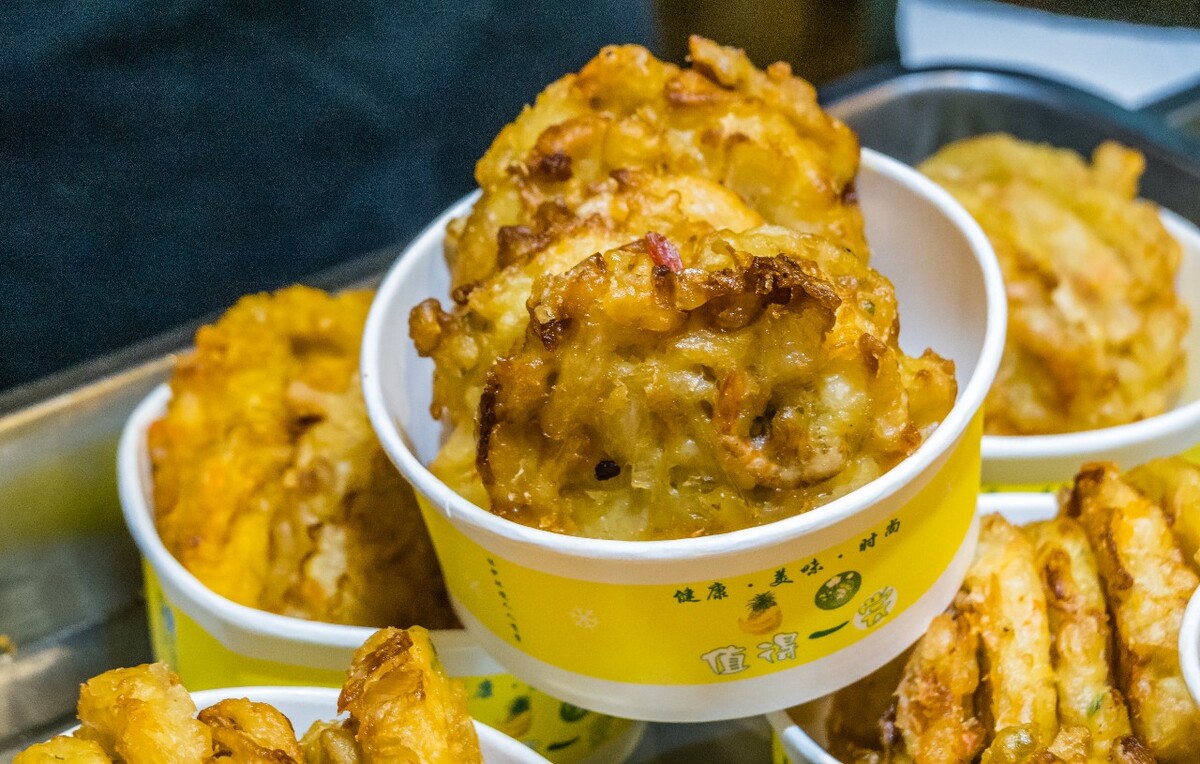 虾饼 小吃 传统小吃  铜鼓饼 摄影 美食 美味